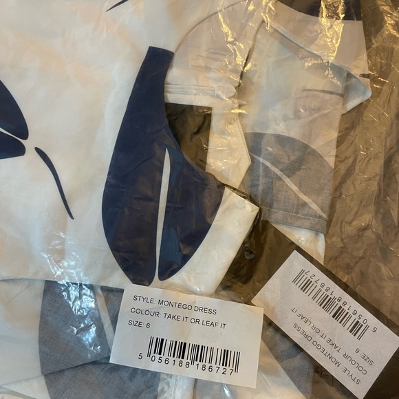 Paper London Montego Dress Color Take It Or Leaf It NWT Size 6 - Picture 6 of 6